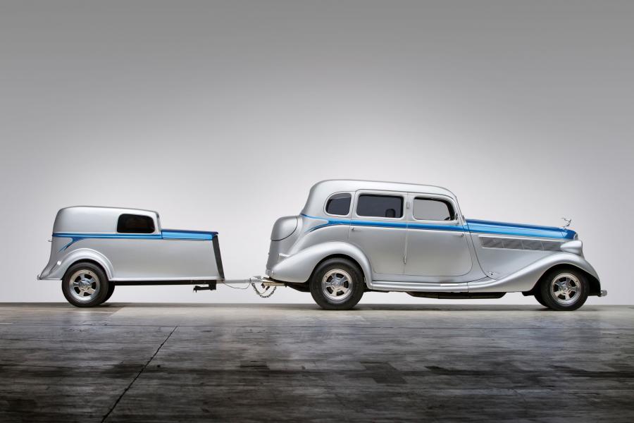  Studebaker Commander Custom Sedan and Trailer 1935 года  (фото 21 из 24)